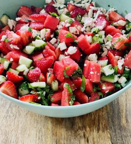 Watermeloen salade