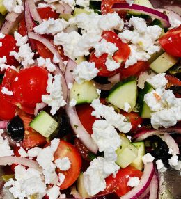Makkelijke Griekse salade